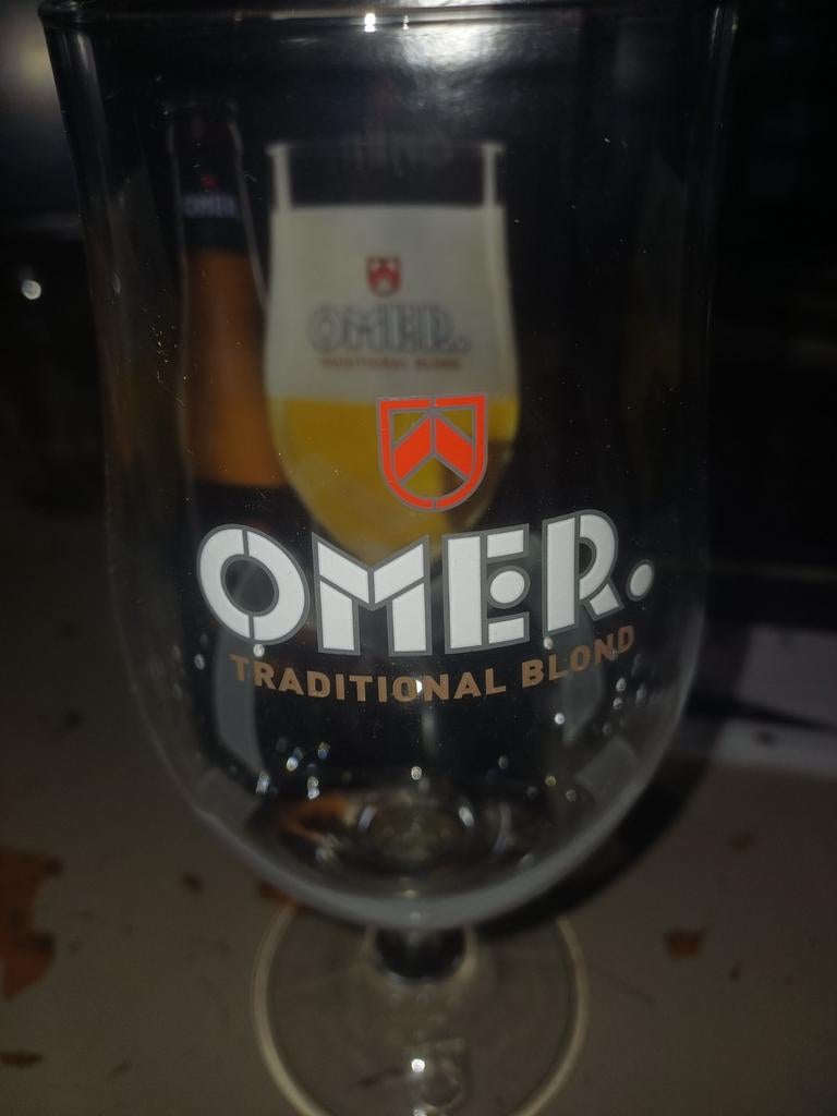 Omer Traditional Blond bierglas, Ophalen of Verzenden