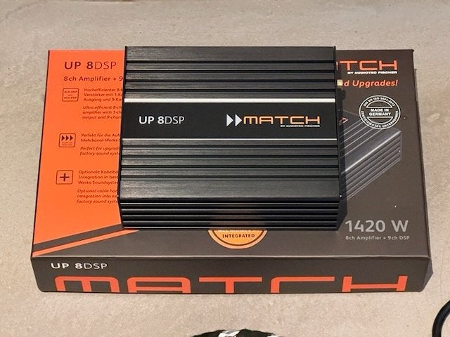 MATCH UP 8DSP - upgrade versterker, Ophalen of Verzenden, Zo goed als nieuw