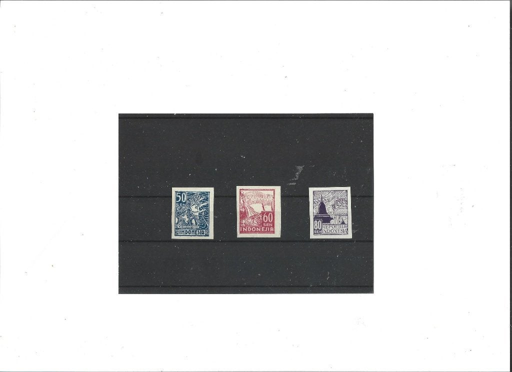 ongetande serie proeven Java/Madoera ZB 41A-42A-43A, Postzegels en Munten, Postzegels | Nederlands-Indië en Nieuw-Guinea, Verzenden
