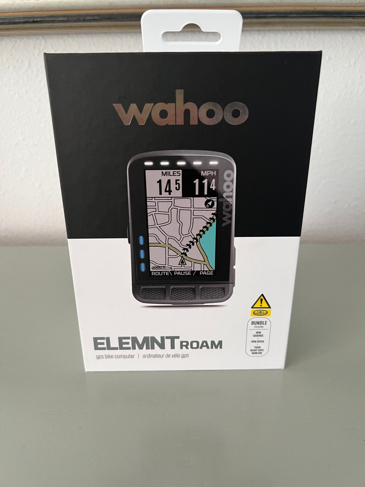 NIEUW Wahoo ELEMNT ROAM V1 bundle, Fietsen en Brommers, Fietsaccessoires | Fietscomputers, Ophalen of Verzenden, Draadloos, Nieuw