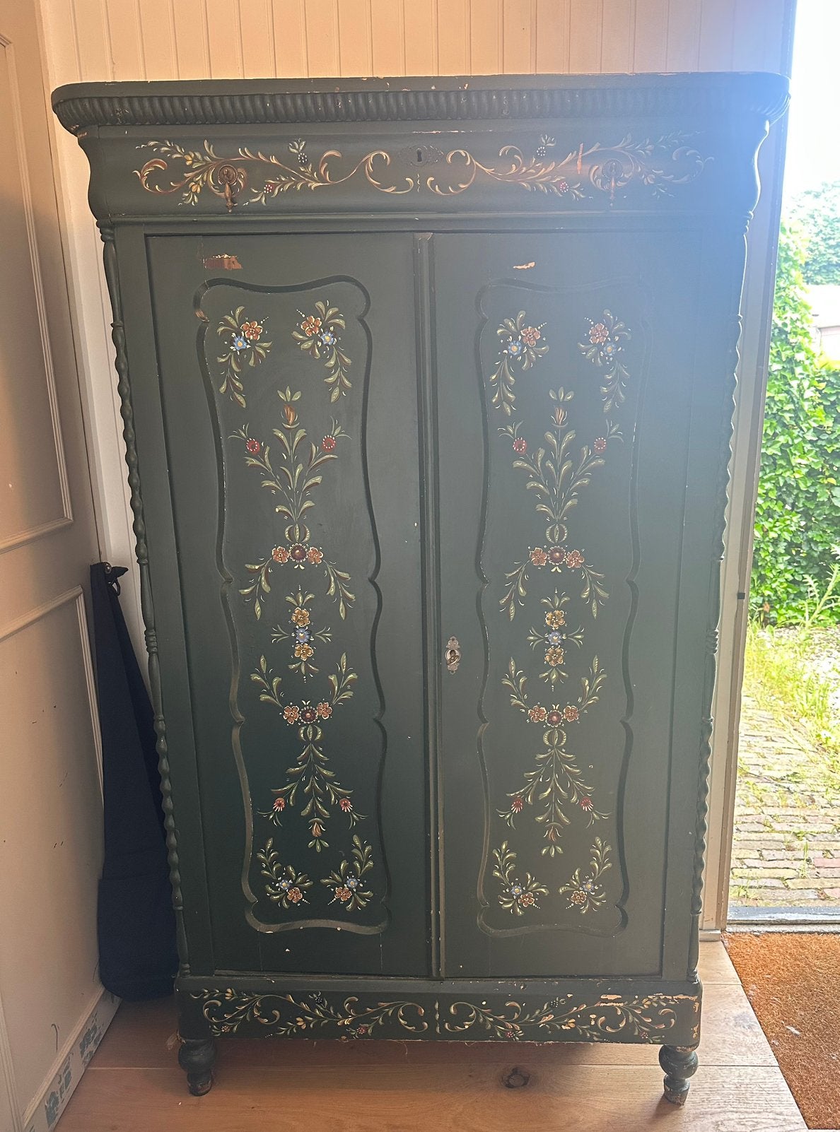 Authentieke Friese Hindeloopen kast, Ophalen