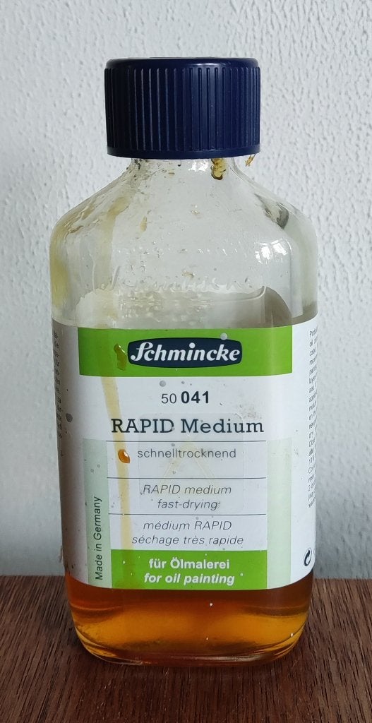 RAPID Medium Schmincke 200 ml., Hobby en Vrije tijd, Ophalen, Gebruikt, Acrylverf