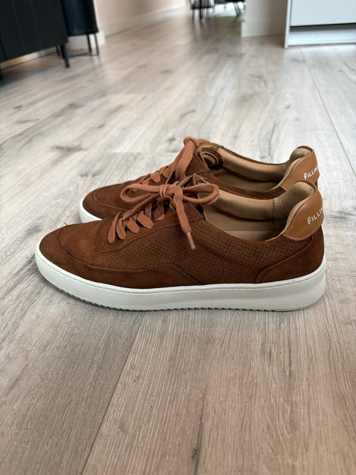 Filling Pieces bruine suède sneakers, Kleding | Heren, Schoenen, Gedragen, Sneakers of Gympen, Bruin, Ophalen of Verzenden