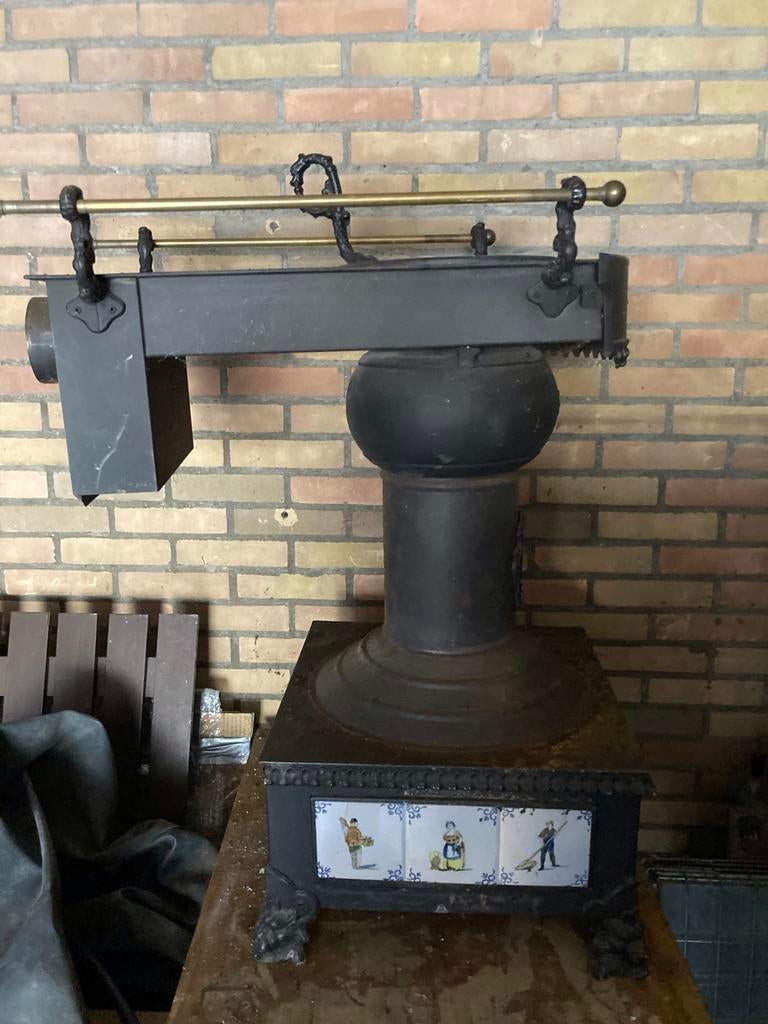 Gaskacheltje in goede staat, Gebruikt, Gas, Ophalen of Verzenden, Vrijstaand