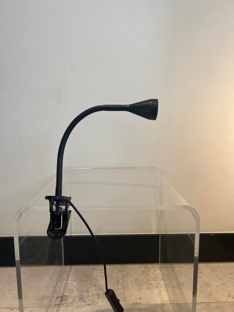 IKEA NÄVLINGE LED Klemspot - Zwart, Flexibel, Ophalen of Verzenden, Zo goed als nieuw