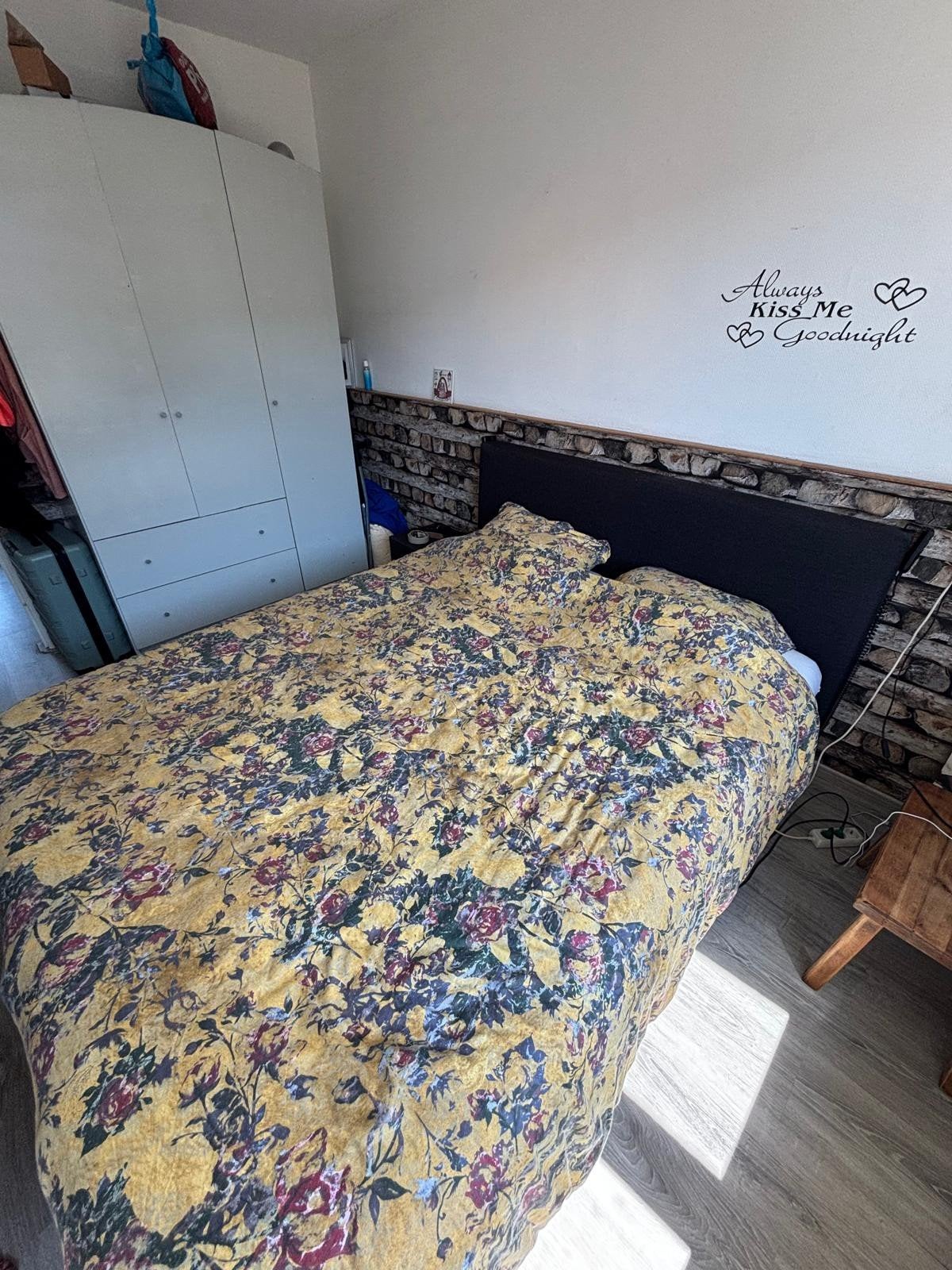 Elektrische boxspring 160 x 210 cm – verstelbaar hoofd- en v, Ophalen