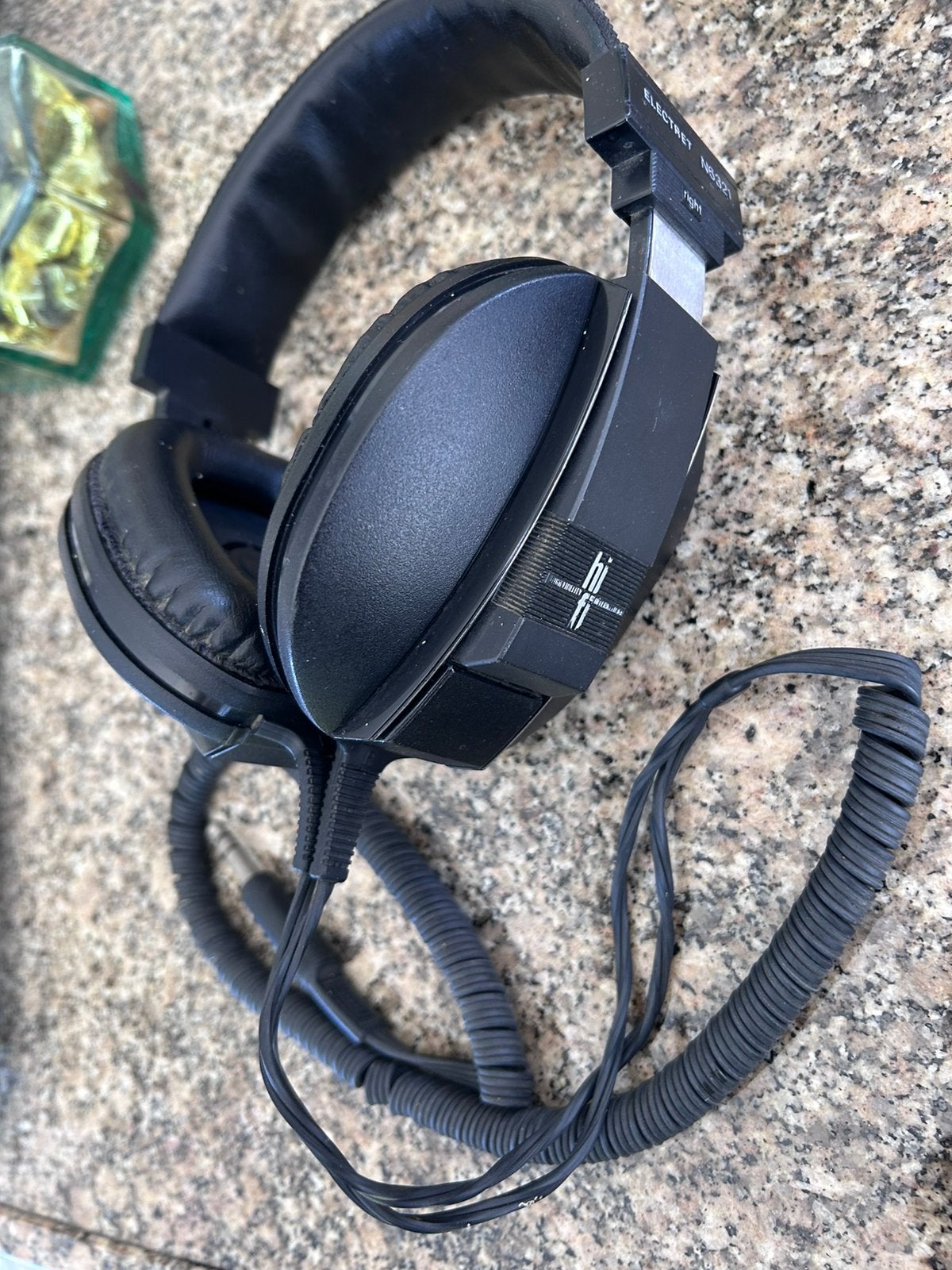 Vintage Philips N6321 Electret koptelefoon, Antiek en Kunst, Antiek | Tv's en Audio, Ophalen of Verzenden