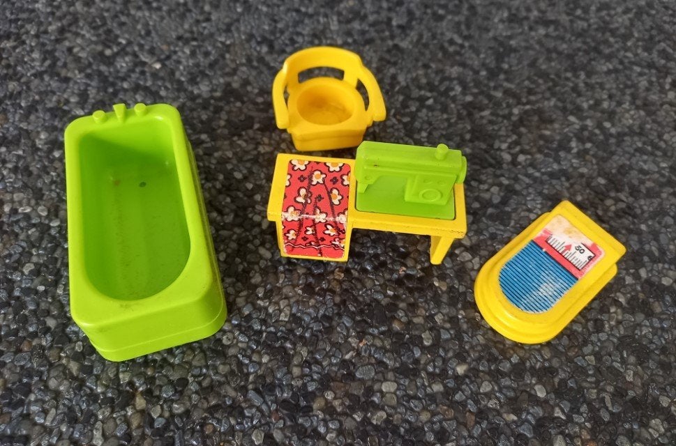 * Vintage onderdelen Bath Ultillity Fisher Price 725 *, Ophalen of Verzenden, Gebruikt