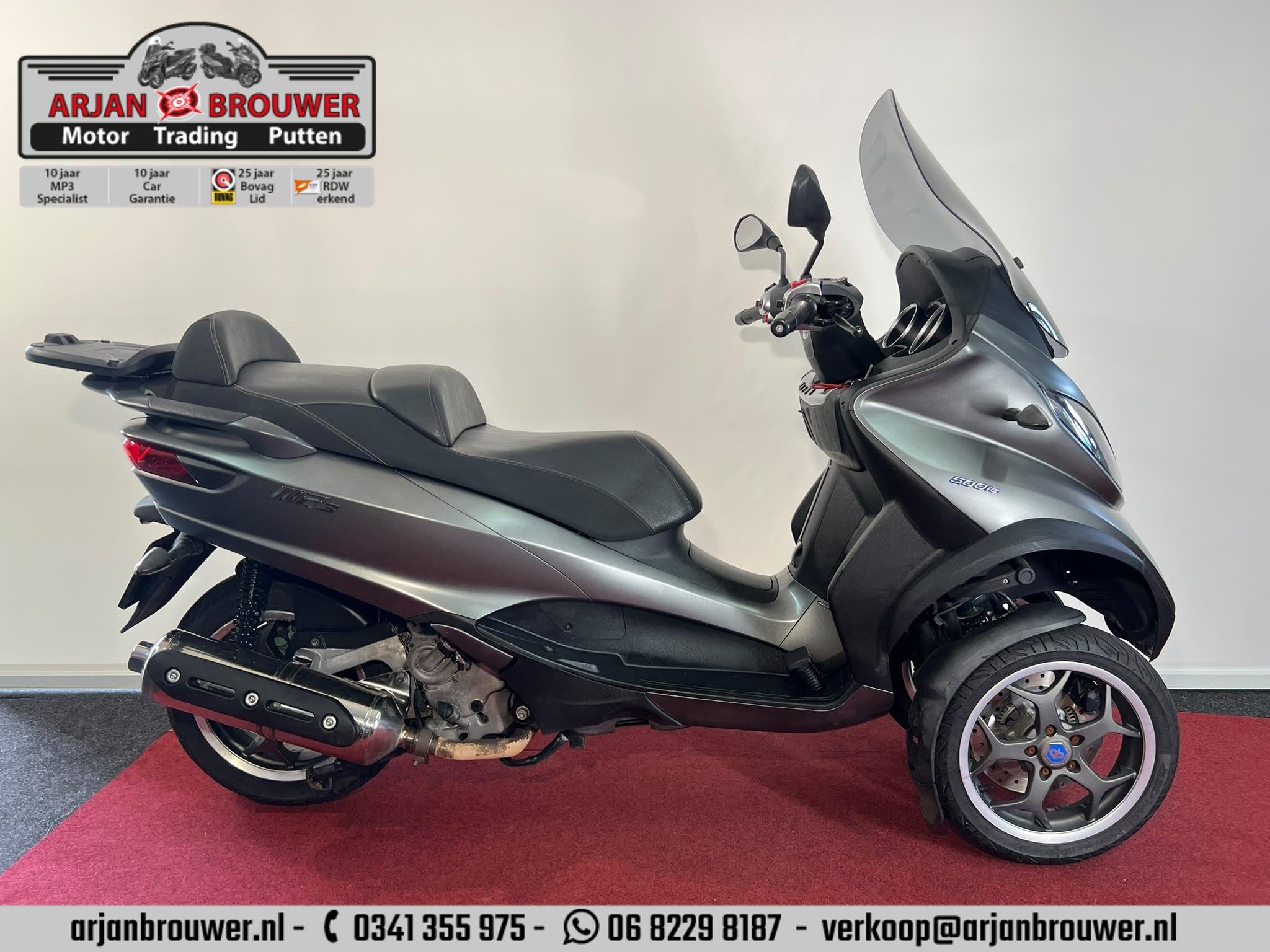 Piaggio 500 LT MP3 Sport ABS, Scooter, 493 cc, Bedrijf, Piaggio Vespa B.V.