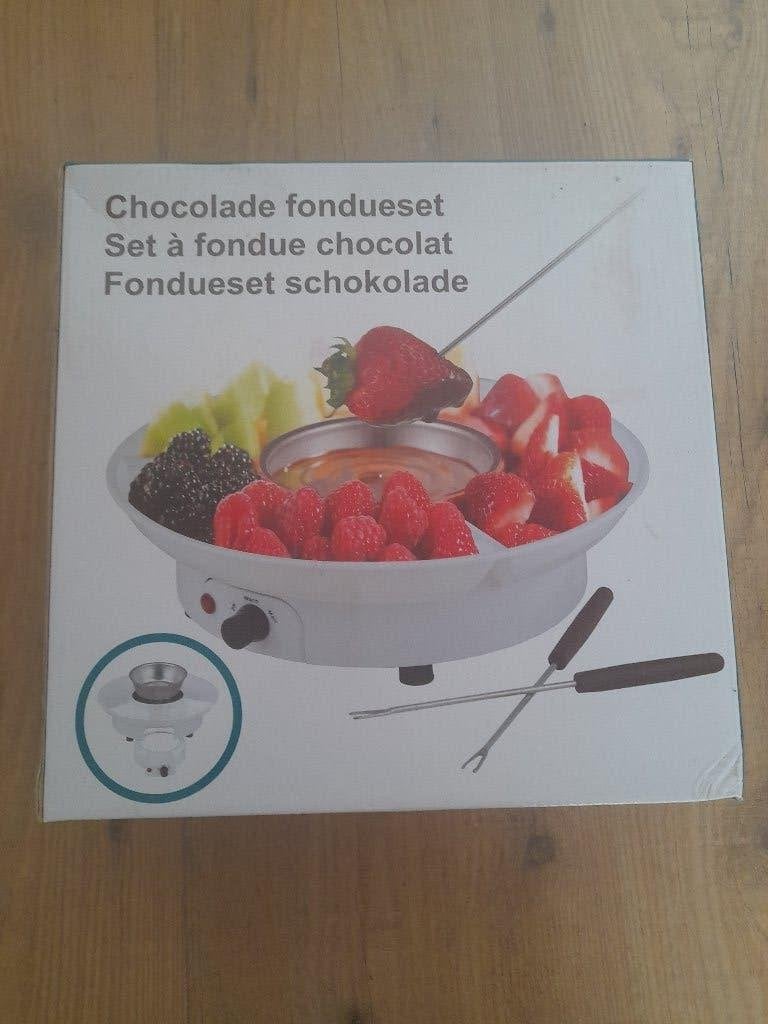 NIEUW: chocolade fondueset, Witgoed en Apparatuur, Fonduesets, Ophalen of Verzenden, Nieuw, Elektrisch, Fondueset