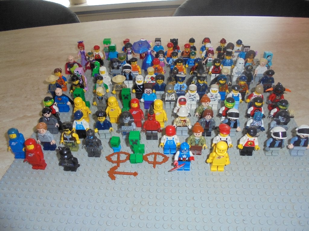 lego Minifigs Poppetjes 106 Stuks, Kinderen en Baby's, Speelgoed | Duplo en Lego, Ophalen of Verzenden, Zo goed als nieuw, Lego