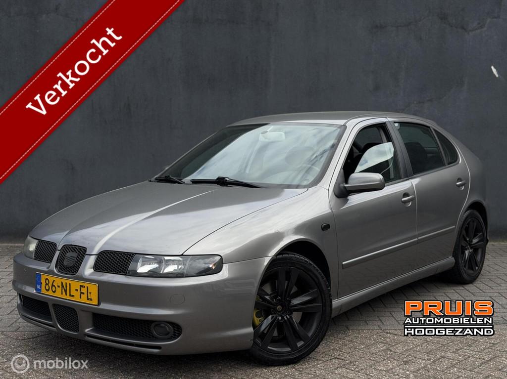 Seat Leon 1.8-20VT Topsport 240PK -AIRCO-DOWNPIPE- Apk (12-2, Auto's, Seat, Voorwielaandrijving, 4 cilinders, 1264 kg, Origineel Nederlands