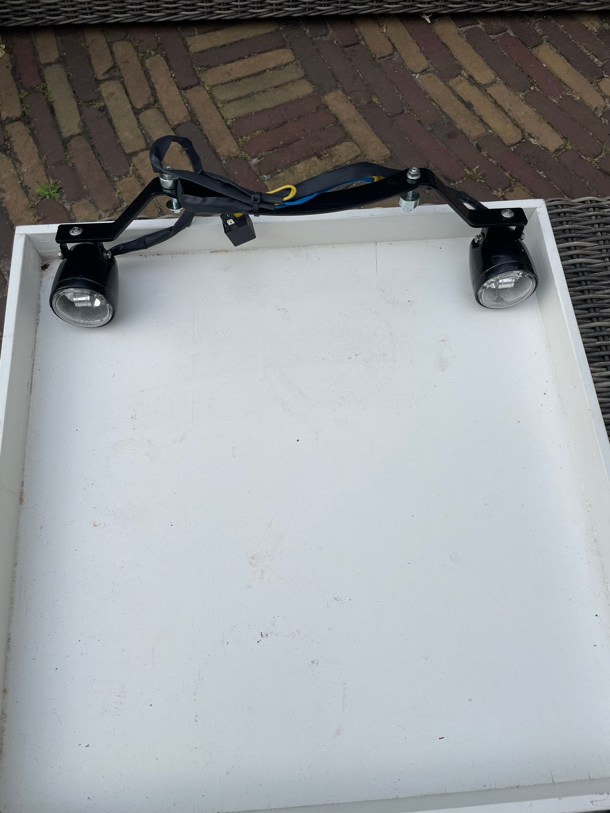 Mistlampen met beugel voor BMW R1150 GSA, Motoren, Ophalen of Verzenden, Gebruikt