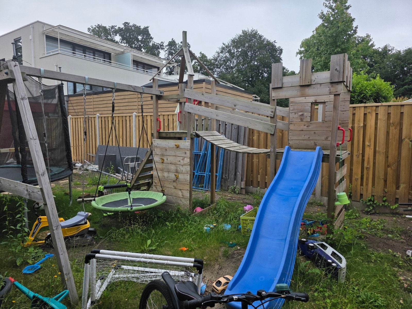 Wickey Smart Fort Speeltoestel met Glijbaan en Schommel, Ophalen, Gebruikt, Schommel