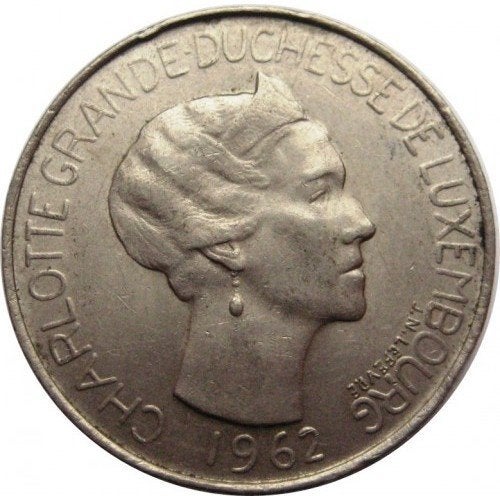Luxemburg, 5 franc uit 1962, Ophalen of Verzenden, Overige landen, Losse munt
