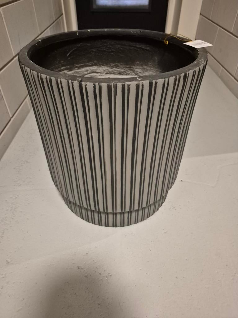 4 nieuwe bloempotten., Ophalen, 40 cm of meer, Rond, Nieuw