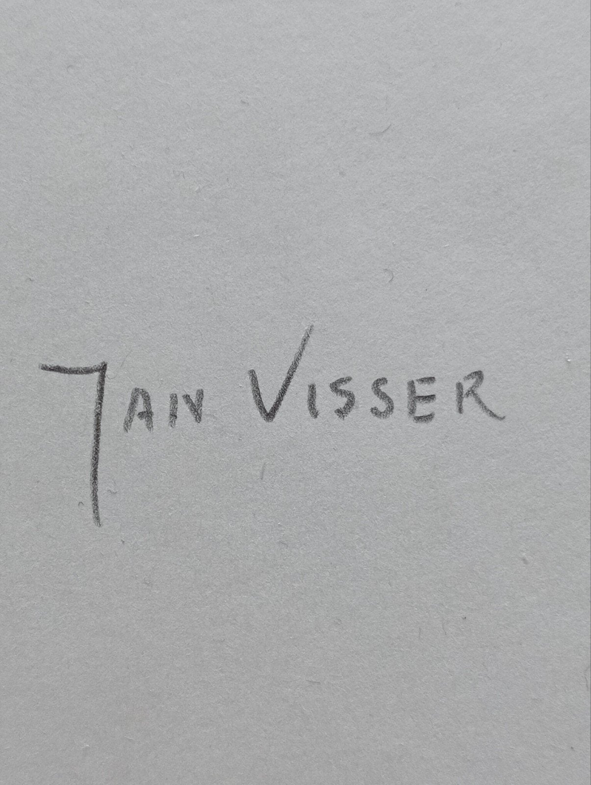 Jan Visser tekening Rund jaren 40-50 Blijdorp Rotterdam, Antiek en Kunst, Kunst | Tekeningen en Foto's, Ophalen of Verzenden