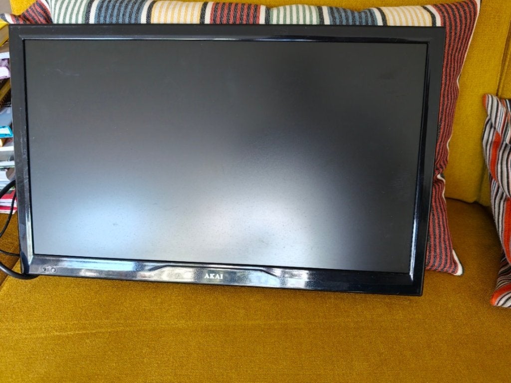 AKAI TV - Compacte televisie met afstandsbediening, Audio, Tv en Foto, Gebruikt, 50 Hz, 40 tot 60 cm, Ophalen