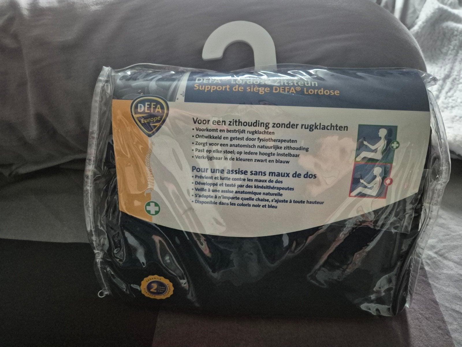 zeer nette DEFA Lordose zitsteun zwart, Auto diversen, Ophalen of Verzenden, Zo goed als nieuw