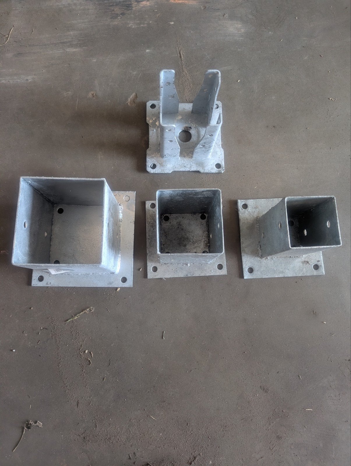 Verzinkte paalpunten en paalhouders, 250 mm of meer, Overige typen, Nieuw, Ophalen of Verzenden