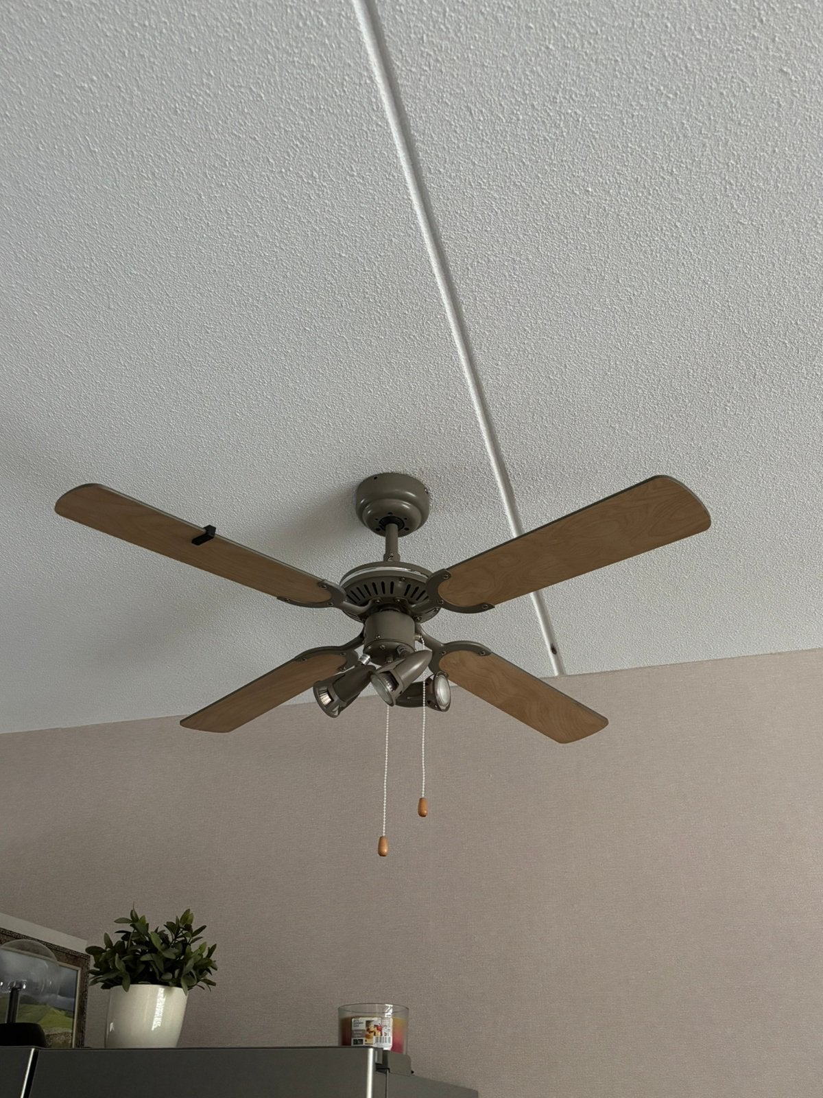 plafond ventilator, Witgoed en Apparatuur, Ventilatoren, Ophalen, Gebruikt