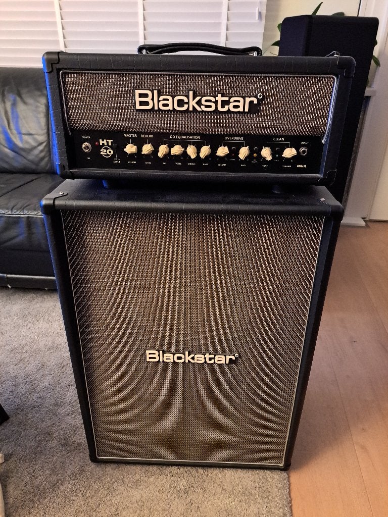 Blackstar ht20 met bijbehorende cabinet, Ophalen, Zo goed als nieuw, Minder dan 50 watt