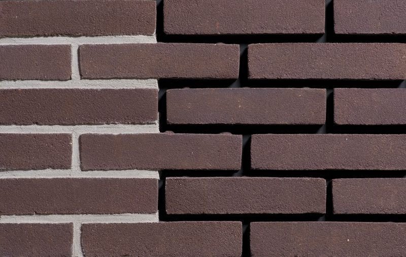 c.a. 700 st baksteen Engels Aubergine WF VB, Ophalen, Nieuw, Bakstenen