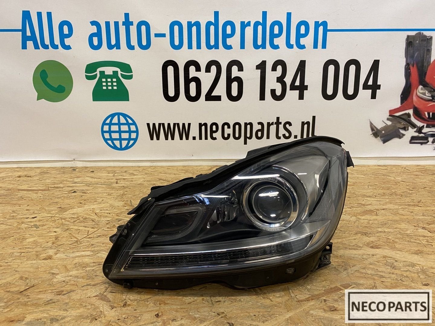 C KLASSE W204 FACELIFT XENON LED KOPLAMP LINKS A2048204539, Auto-onderdelen, Gebruikt, -, Ophalen of Verzenden, -