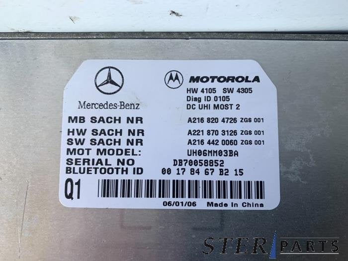 Telefoon Module van een Mercedes S-Klasse, Gebruikt, -, Ophalen of Verzenden, -