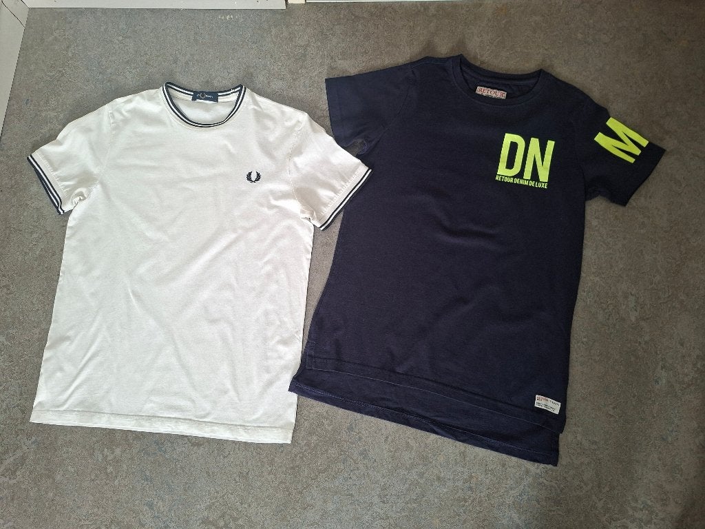 Retour + Fred Perry shirt S valt als 170-176 ZGAN, Kinderen en Baby's, Kinderkleding | Maat 170, Ophalen of Verzenden, Shirt of Longsleeve