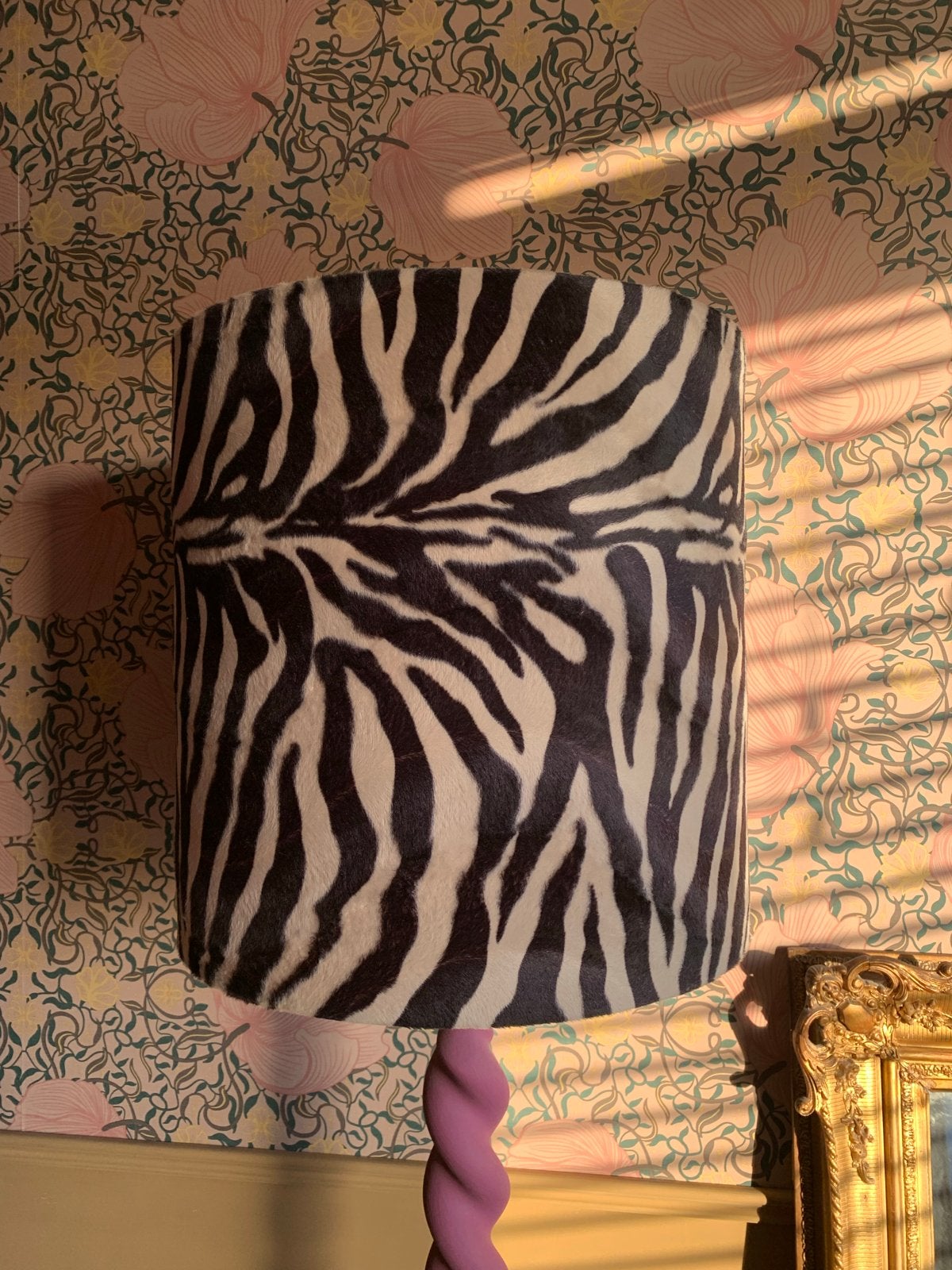 Zebraprint lampenkap, Ophalen, Meerkleurig, 40 cm, Zo goed als nieuw