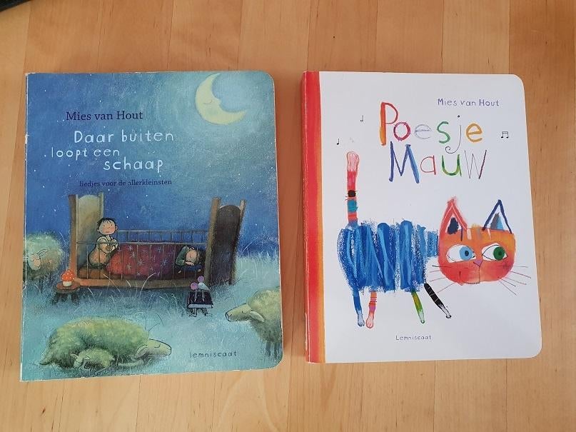 DAAR  BUITEN  LOOPT  EEN  SCHAAP + POESJE  MAUW  , Boeken, Ophalen of Verzenden, Gelezen