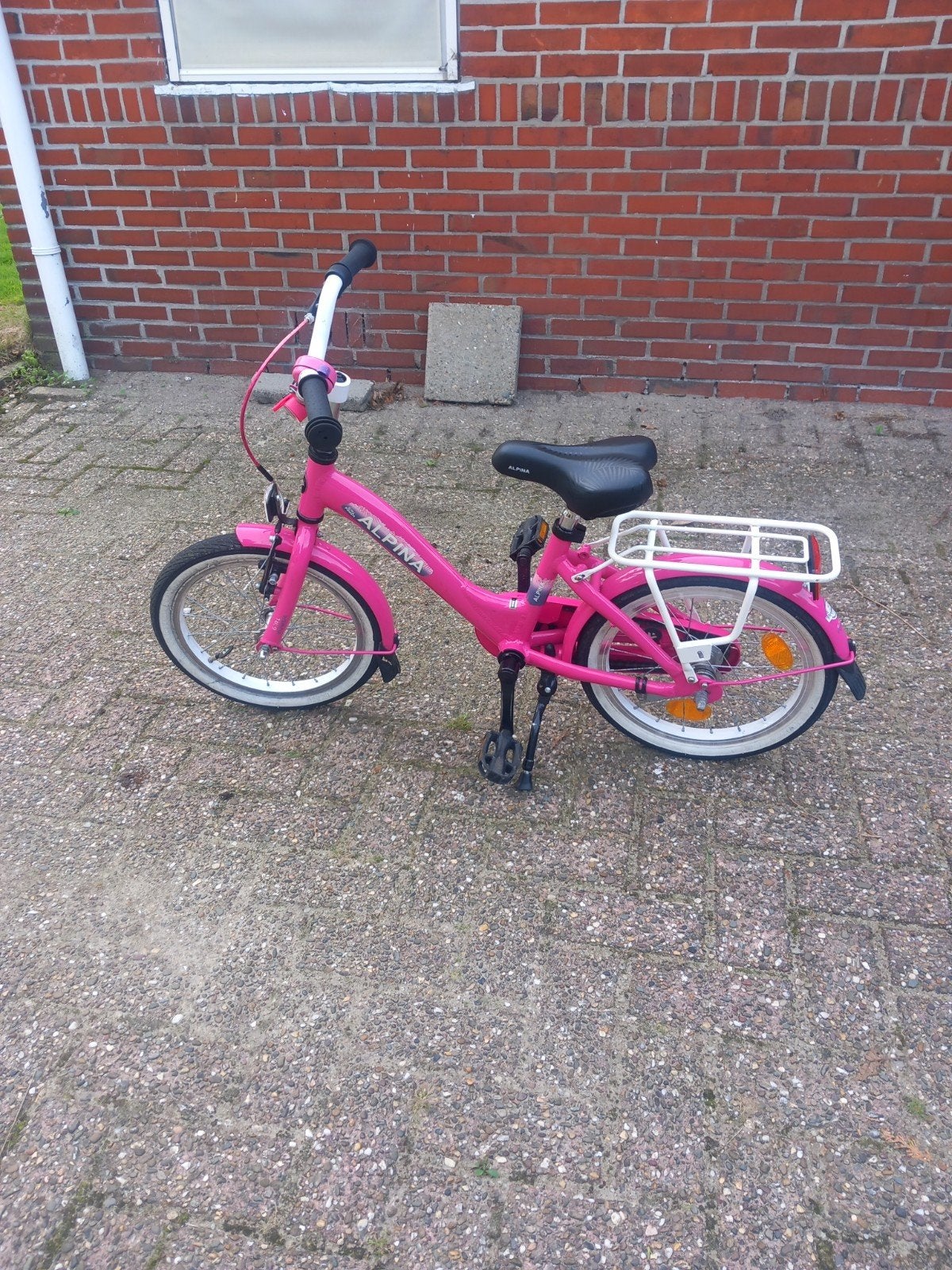 Alpina kinderfiets Girl Power - Nieuwstaat, Ophalen, Terugtraprem, Alpina, 16 tot 20 inch