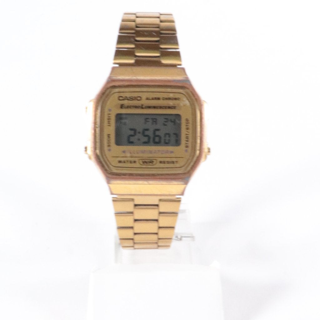 Casio A168WG Horloge - Gebruikte Staat, Casio, Gebruikt, Support@casio.com, 6-2, Hon-machi 1-chome
Shibuya-ku, Tokyo 151-8543
Japan