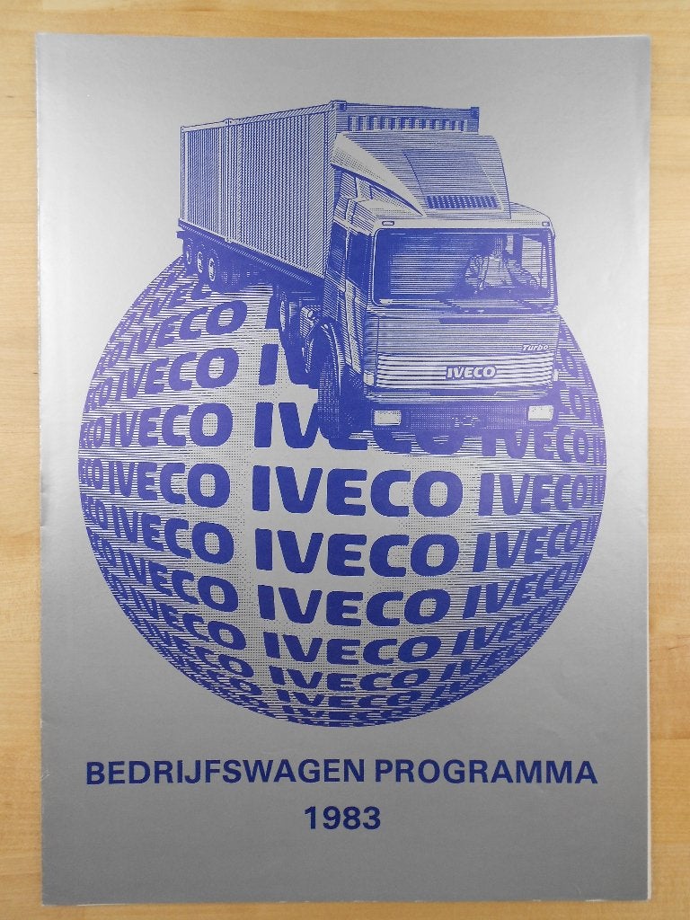 Iveco Programma Brochure 1983 – Daily Front Torpedo, Iveco, Ophalen of Verzenden, Zo goed als nieuw, Overige merken
