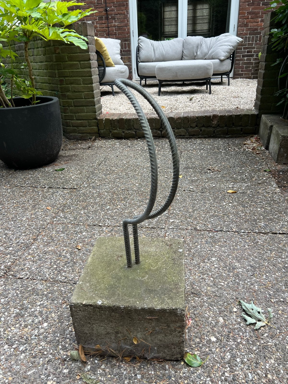 Fietsenrek van beton en metaal - 5 stuks!, Ophalen, Zo goed als nieuw