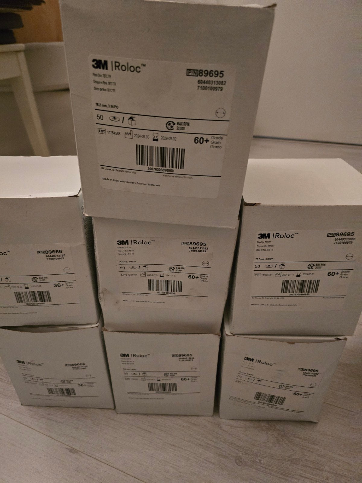 Grote partij 3M Roloc slijpschijven 76mm, Ophalen of Verzenden, Nieuw
