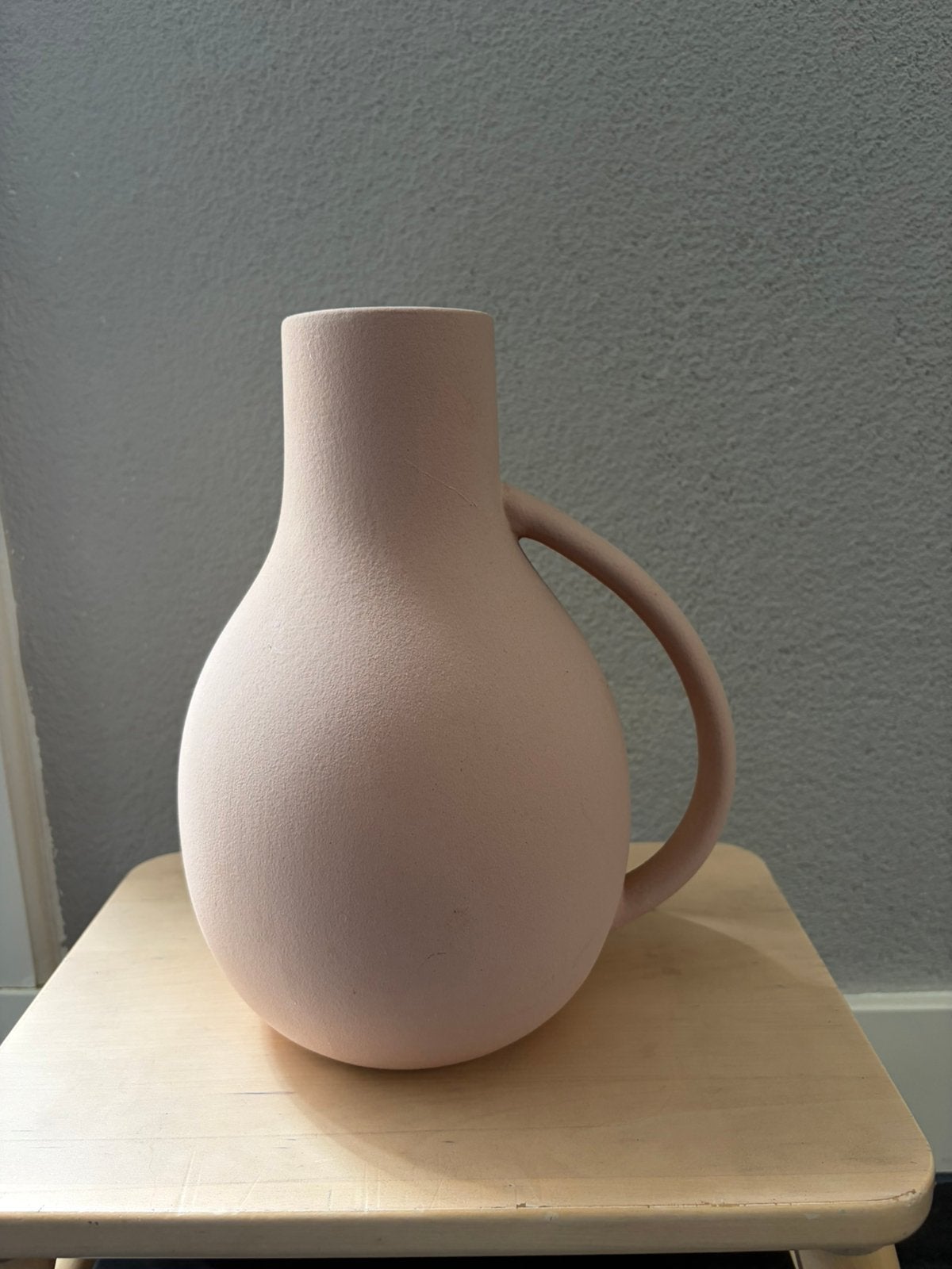 Matte oud roze vaas voor decoratie. Koopje 4.00, 25 cm, Ophalen of Verzenden, Zo goed als nieuw, Roze