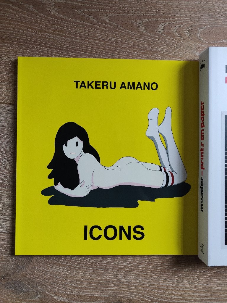 Takeru Amano - Icons (signed book) 1st edition, Ophalen of Verzenden