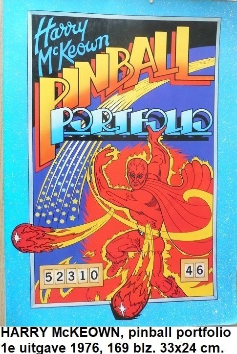 the pinball portfolio, Harry McKeown, 1e USA uitgave1976, Verzamelen, Ophalen of Verzenden, Zo goed als nieuw, 1950 tot 1960, Overige merken