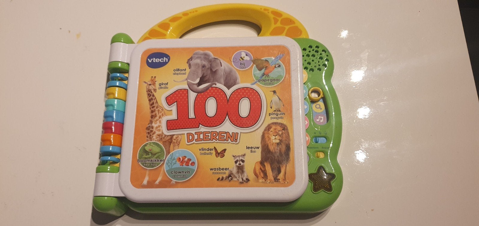 VTech Interactief Leerboek 100 Dieren, Ophalen of Verzenden, Gebruikt, 2 tot 4 jaar