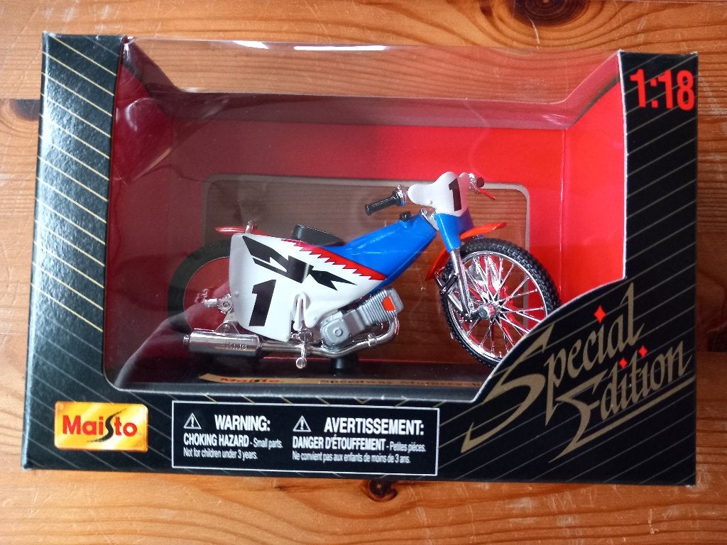 Speedway Motorcycle - Maisto 1:18, Hobby en Vrije tijd, Ophalen of Verzenden, Nieuw, Motor, Maisto