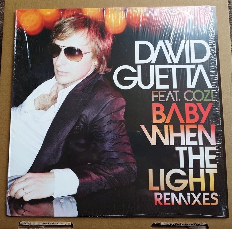 David Guetta – Baby When The Light (Remixes)(12''), Cd's en Dvd's, Vinyl | Dance en House, Verzenden, Zo goed als nieuw, 12 inch