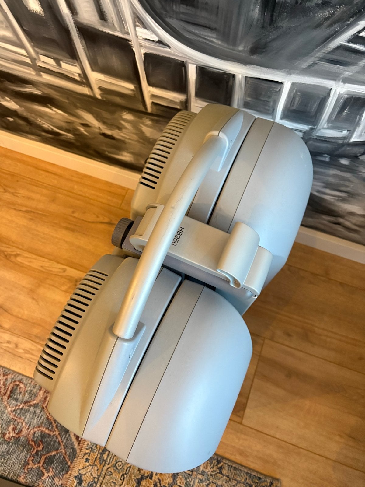 Philips Sunmobile HB950 - Inklapbare Zonnebank, Witgoed en Apparatuur, Zonnebanken en Gezichtsbruiners, Ophalen, Gebruikt, Zonnebank dubbelzijdig