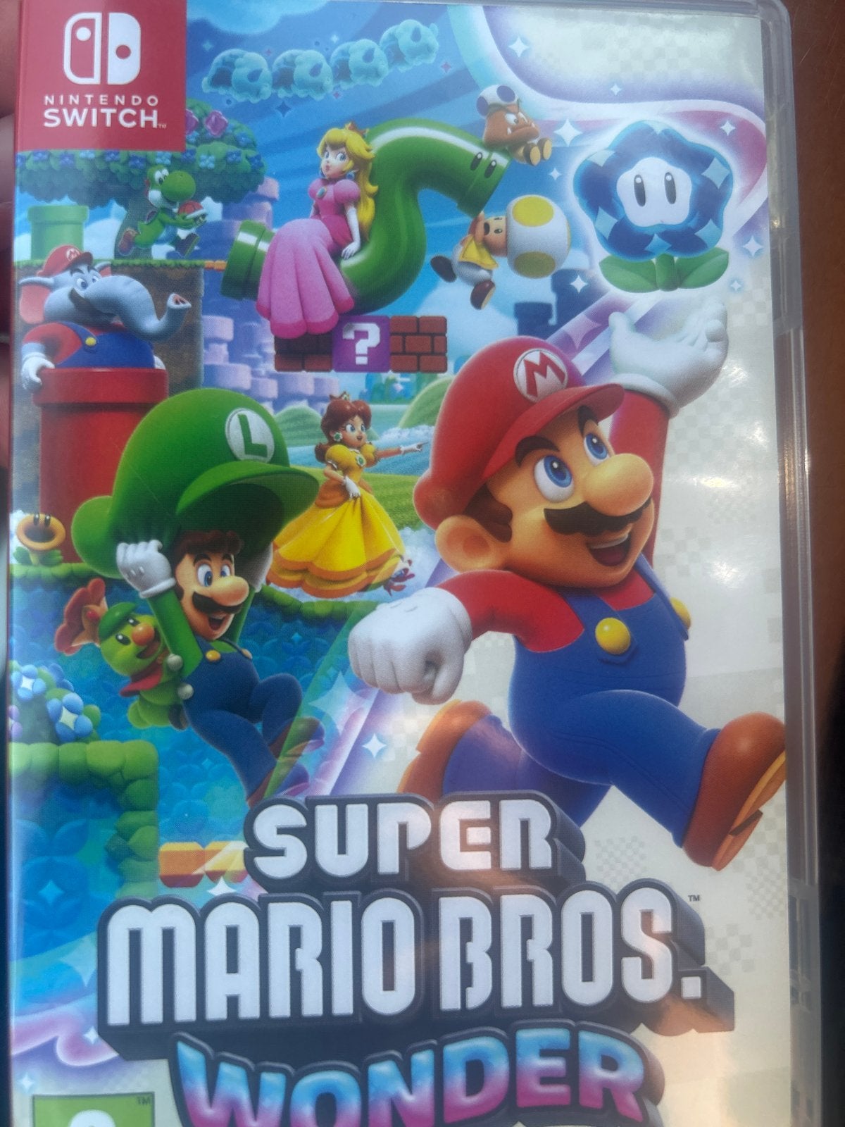 Super Mario Bros. Wonder - Nintendo Switch, Spelcomputers en Games, Games | Nintendo Switch, Zo goed als nieuw, Platform, 3 spelers of meer