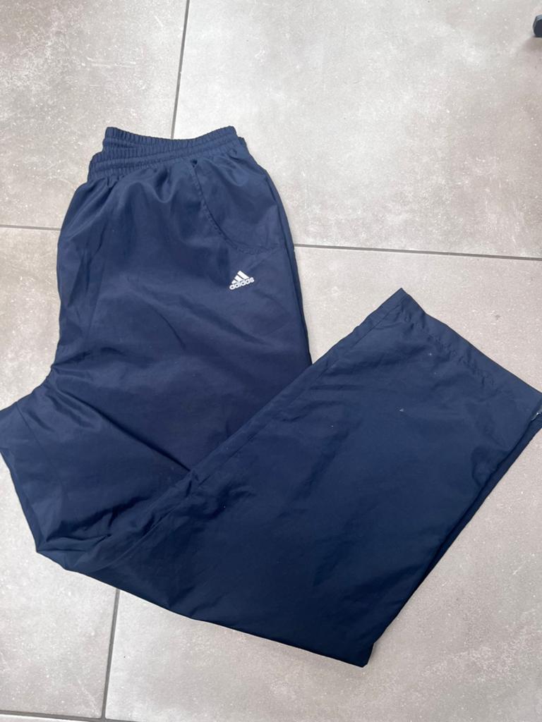 ADIDAS VINTAGE DONKERBLAUWE SPORTBROEK FITNESS BROEK 60, Kleding | Heren, Sportkleding, Blauw, Overige maten, Ophalen of Verzenden