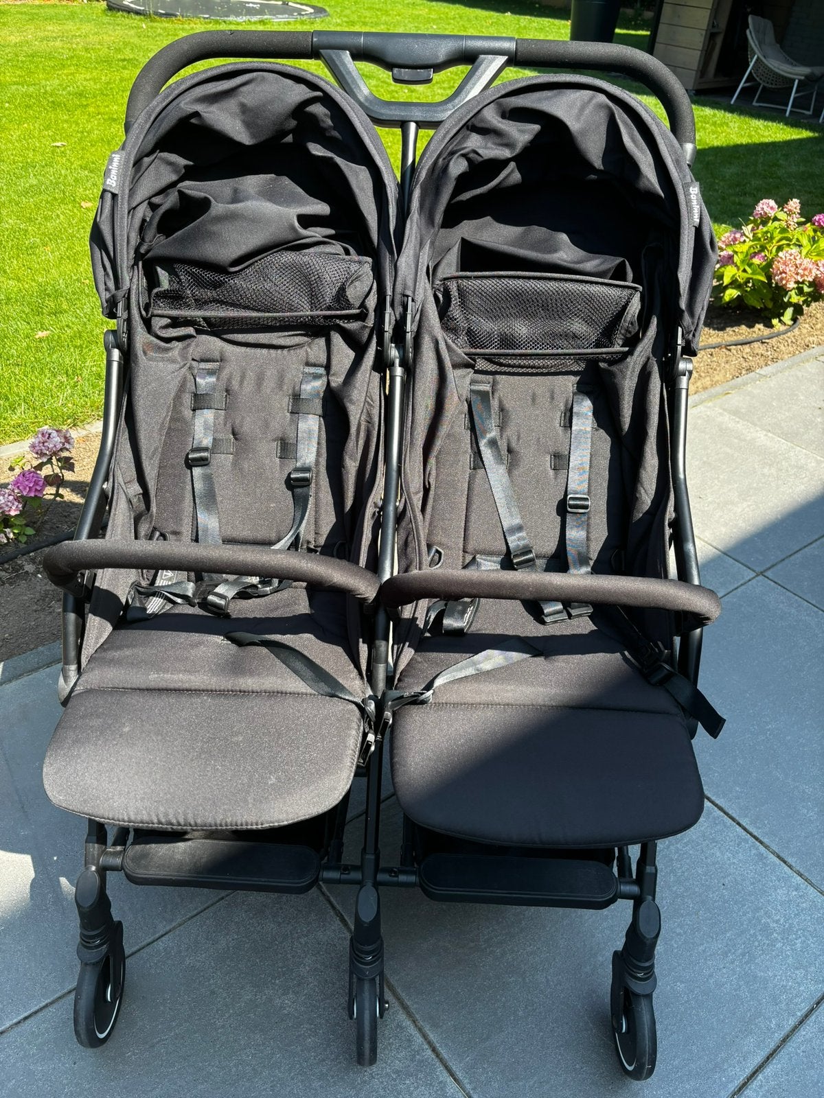 Banini dubbele buggy, Ophalen, Gebruikt, Kinderwagen of Buggy