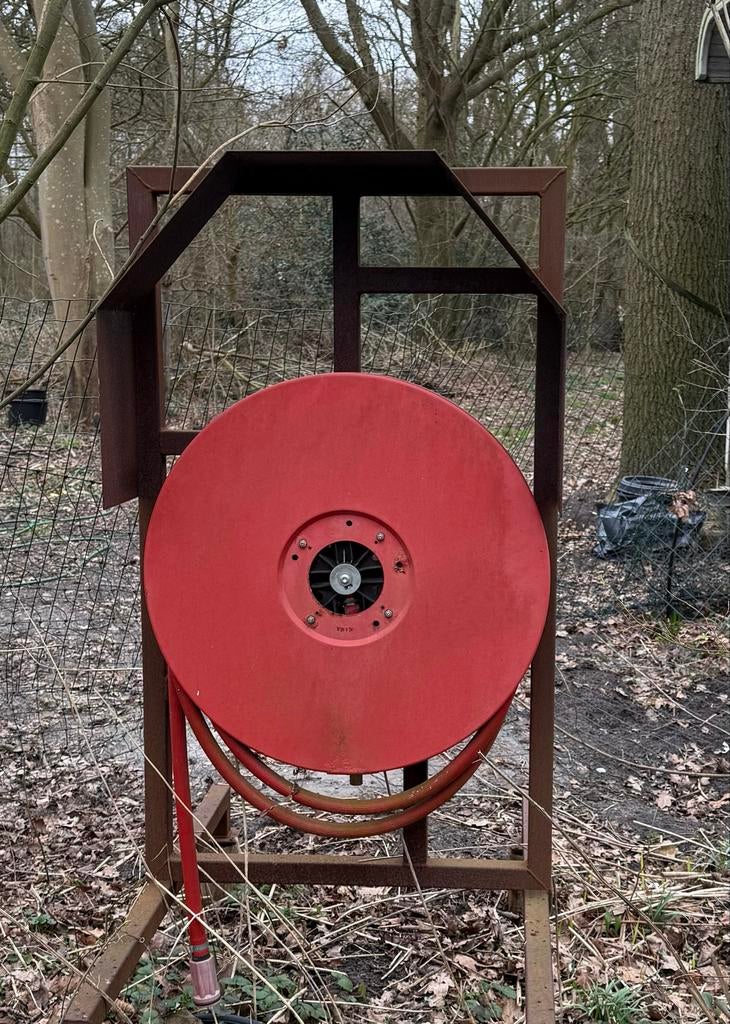 Brandweerslang haspel met slang, Ophalen, Gebruikt, Handmatig, Overige typen