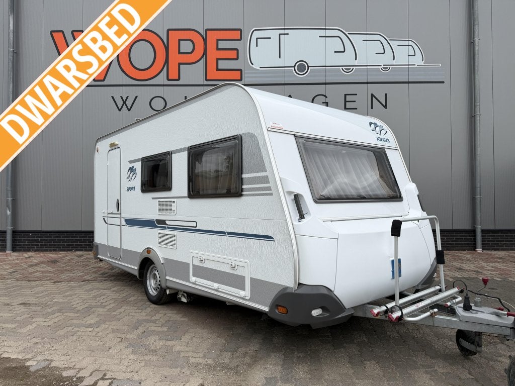 Knaus Sport 420 QD MOVER EN UNICO VERONA, Caravans en Kamperen, Caravans, Schokbreker, Rondzit, Bedrijf, 750 - 1000 kg