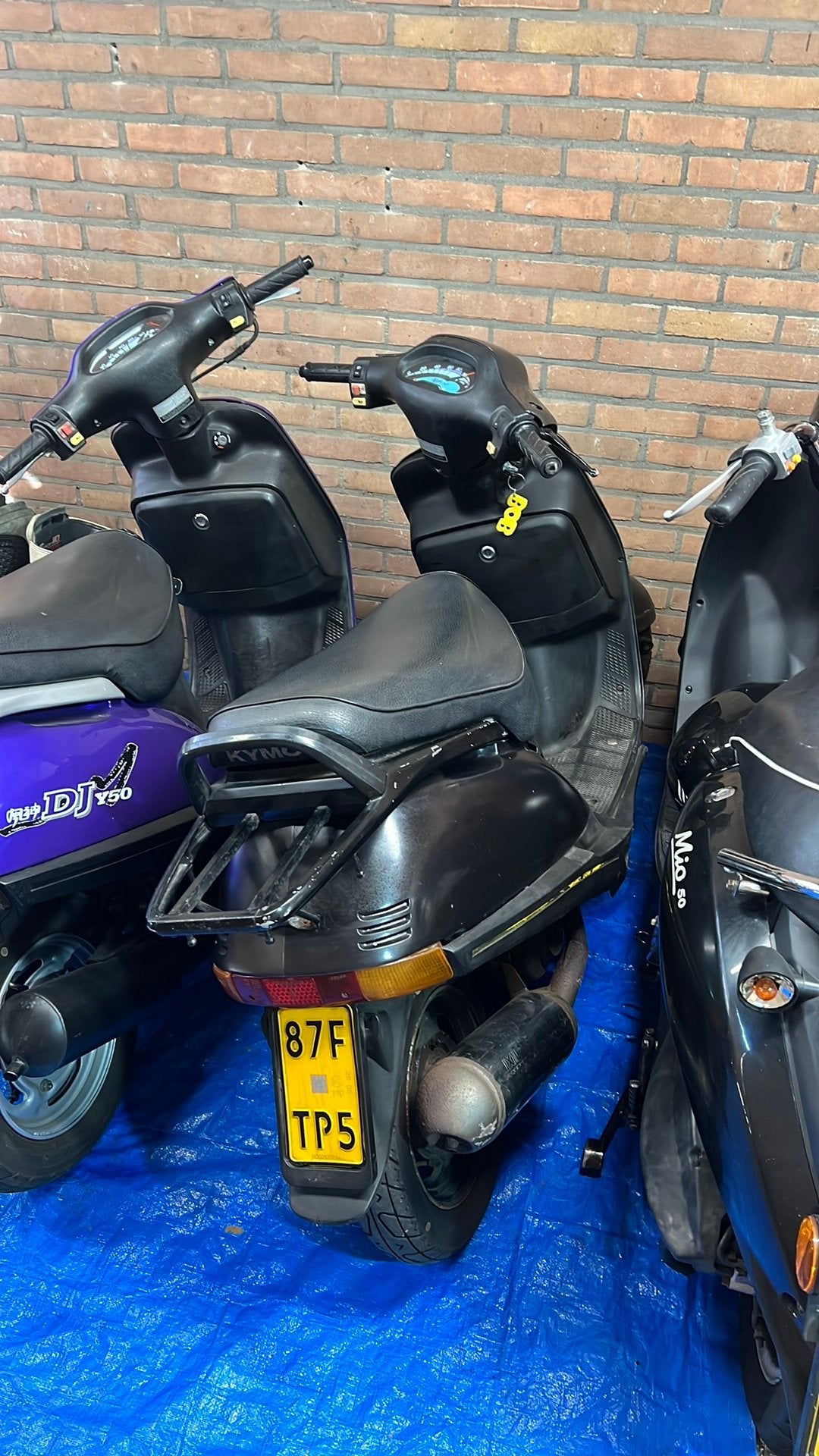Kymco Dj geel kenteken, Ophalen, Zo goed als nieuw, Benzine, Fly